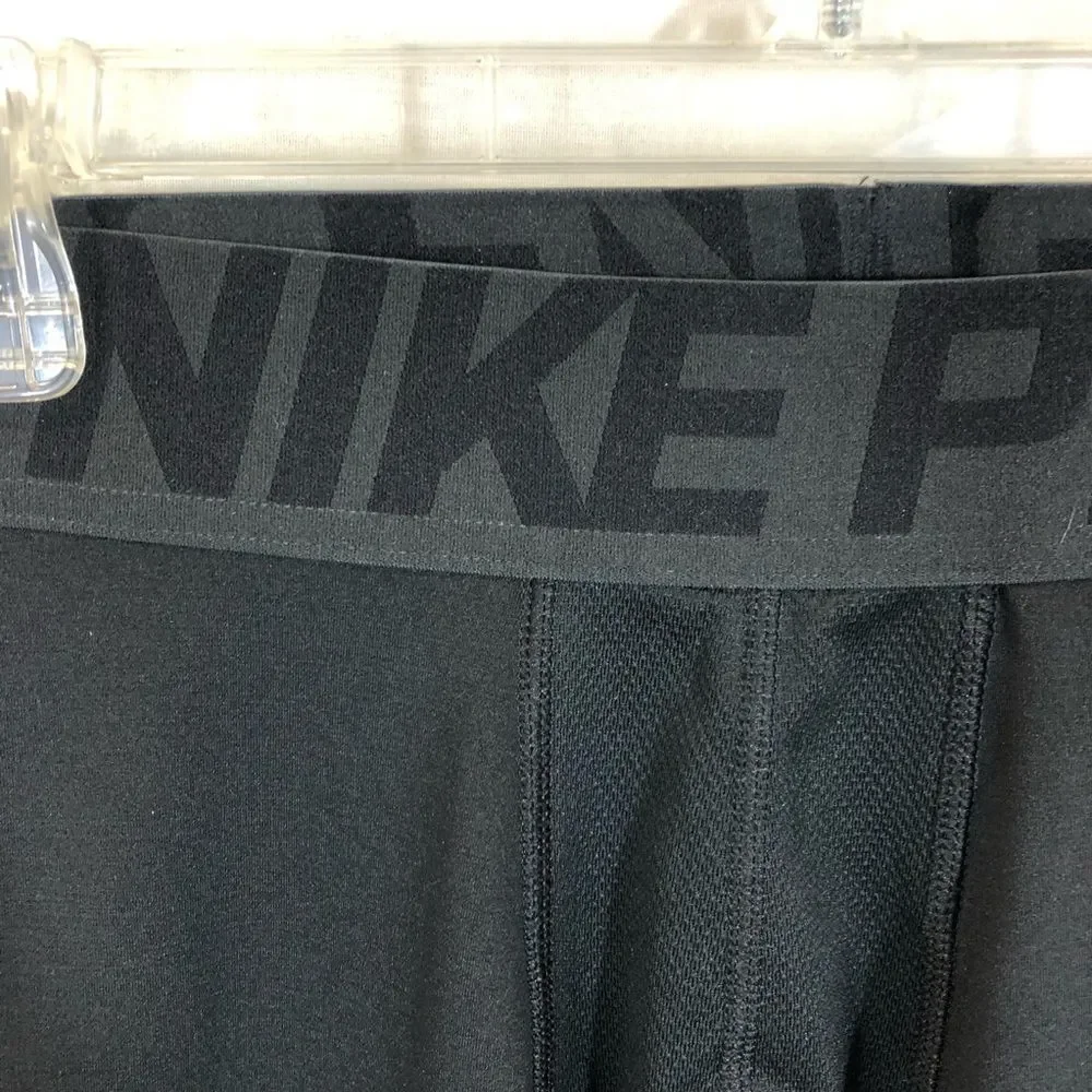Boys Nike Pro Black Compression Pants Size XL‎